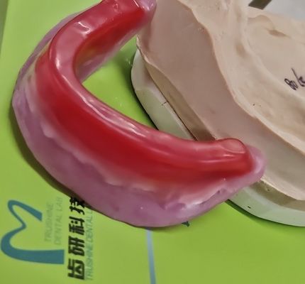 अंतिम पूर्ण Dentures के लिए Trushine चिकित्सकीय रिकॉर्ड ब्लॉक